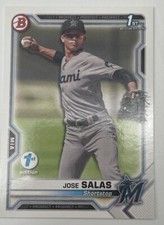 2021 Bowman First Edition Jose Salas #BFE-110 RC 1st Marlins