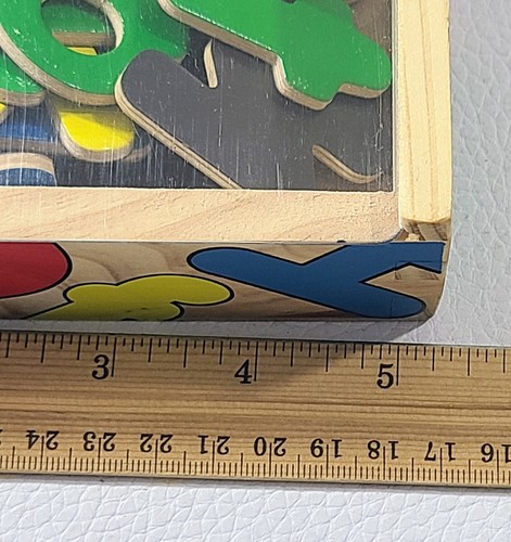 Juego de alfabeto magnético de madera Melissa & Doug **CASAS SUPERIORES E INFERIORES COMPLETAS** - Imagen 9 de 9