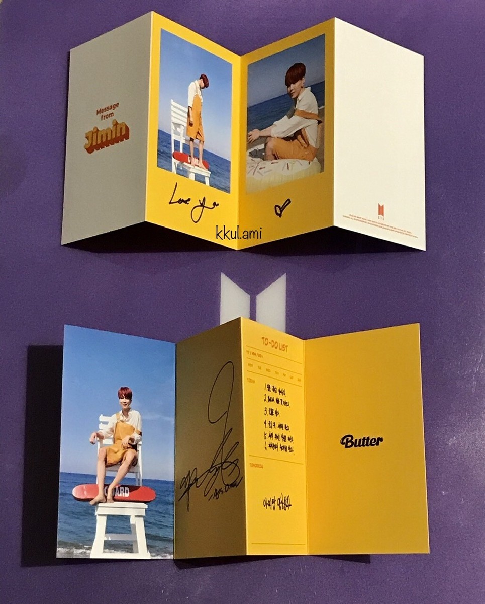 BTS Butter Official Weverse Photocards Filmstrips/Random PC