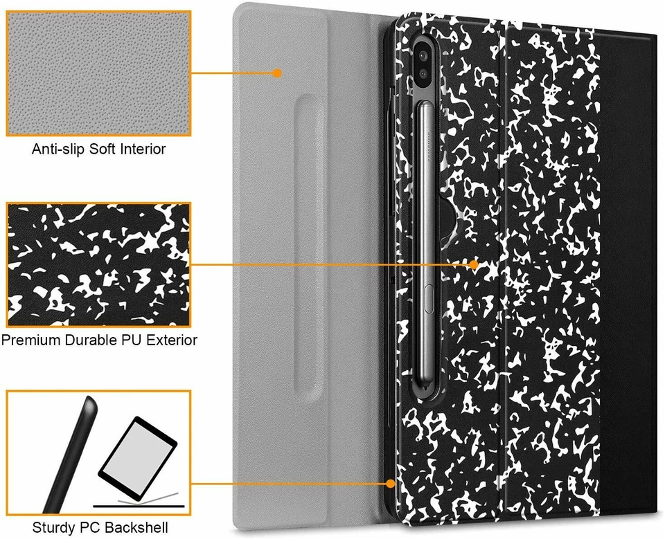 For Samsung Galaxy Tab S6 10.5 2019 Case Cover + Wireless Bluetooth Keyboard - Image 4 of 4