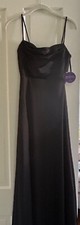 Long black formal dress for women
