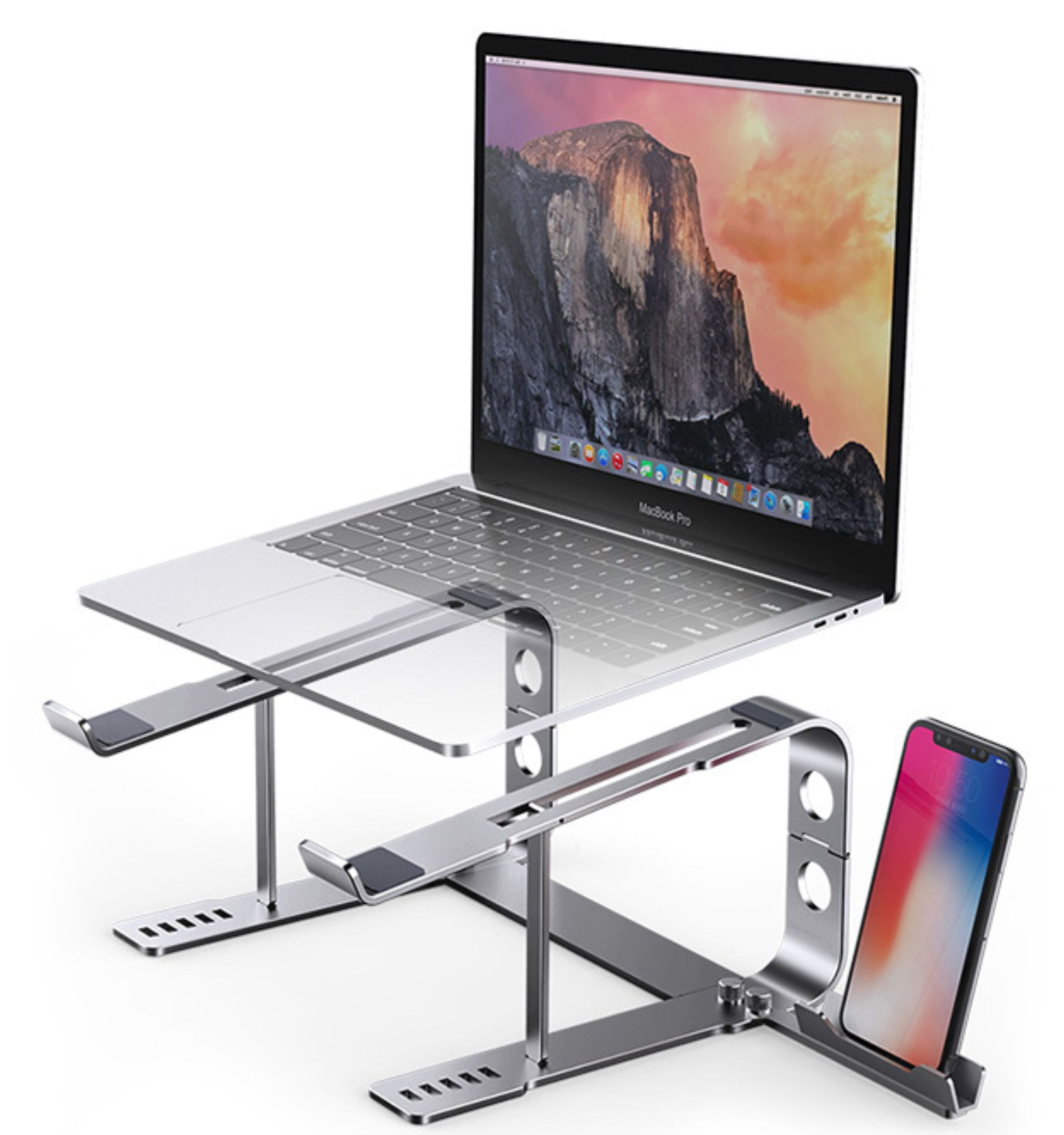 Laptop Stand Adjustable Computer Stand for Desk Ergonomic Aluminum Holder 10-17