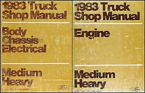 1983 Ford Truck Shop Manuell F600 F700 F800 F7000 F8000 C600-C8000 Reparatur - Photo 1/1