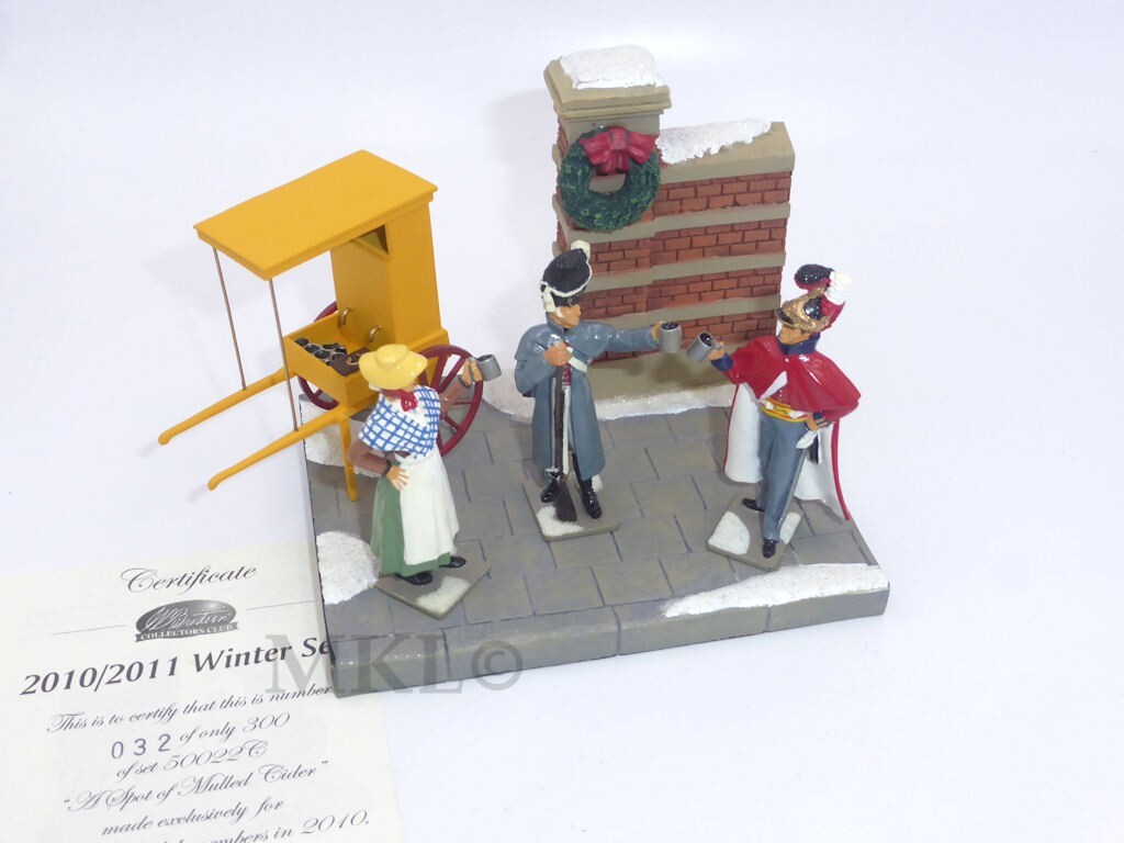William Britains 50022C Collectors Club 2010 Winter Set ""A Spot of Mulled Cider""