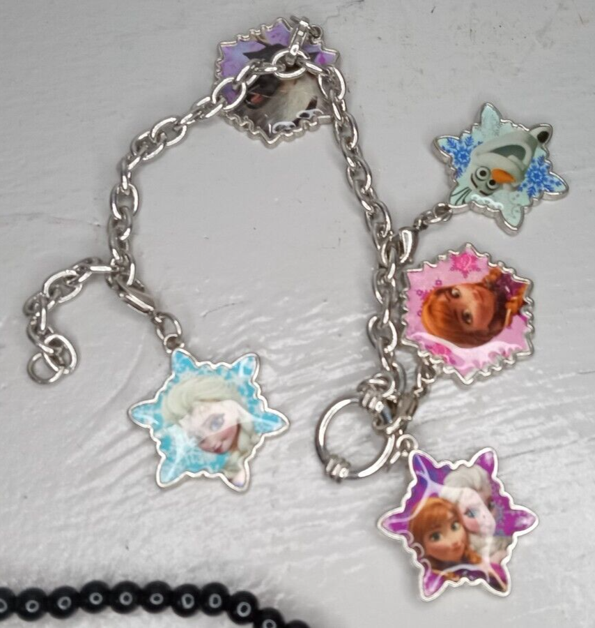 Vintage Fashion Jewelry Beaded Stone Charms Bracelets and Rings Lot of