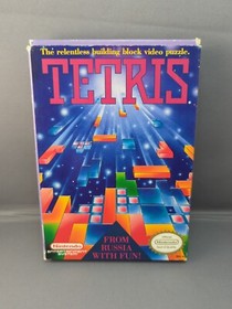 # Tetris (Nintendo Entertainment System NES) Game, Manual, Box