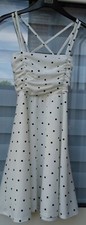 PRETTYLITTLETHING POLKA DOT RUCHED DRESS SIZE 12