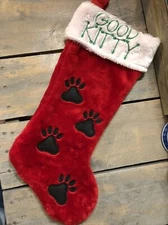 PURRRfect Good Kitty Christmas Stocking For Your Good Kitty!