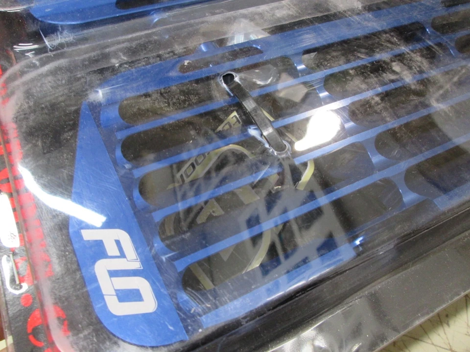 FLO MS BLUE ALUMINUM RADIATOR BRACE SET - KTM 08-16 HUSQ 14-16 HUSA 13-14 - Image 2 of 4