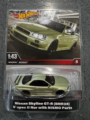 Hot Wheels Nissan Skyline GT-R R34 VSPEC Nur ll Nismo 1:43 