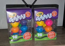 Crayola Globbles Squeezable Orbs, 32 Count 2 Packs Squishy Toy NEW
