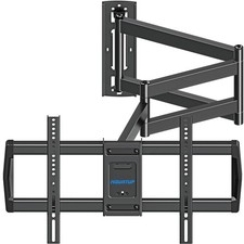 37.9" long arm tv wall mount for most 42-75 inch tvs, full motion corner wall...