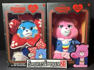 Netflix Stranger Things x Care Bears Demogordon & Eleven 12" Set Limited Edition
