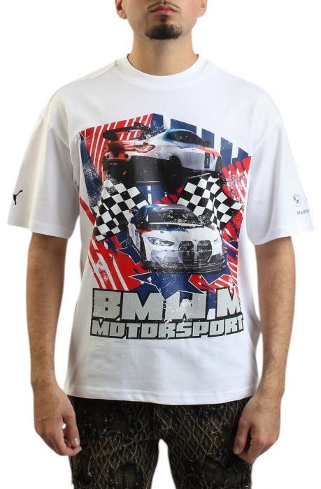 新品タグ付きPuma  M4 Motorsport シャツ L 632174-02] Mens Puma BMW Motorsport Racing Vintage GRAPHIC TEE M4