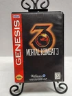 Mortal Kombat 3 Sega Genesis with Case & Manual Vintage Fighting Game