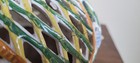 VTG Reticulated Floral Bowl *Capodimonte Majolica Style* Italy — photo 10