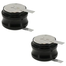 Exell 2/V80H 2.4V 80mAh NiMH Battery with Tabs