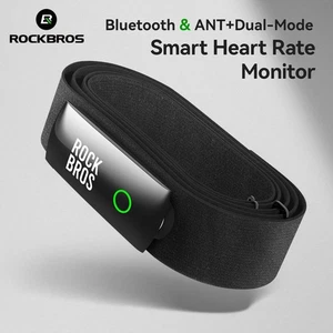 ROCKBROS Heart Rate Monitor Chest Strap-ANT & Bluetooth,Waterproof HR Sensor