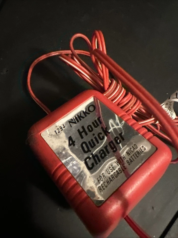 NIKKO 1294 4 Hour Quick Charge R/C Red Battery Charger GS-1294 NiCad Ni-Cad Nice - Image 2 of 4