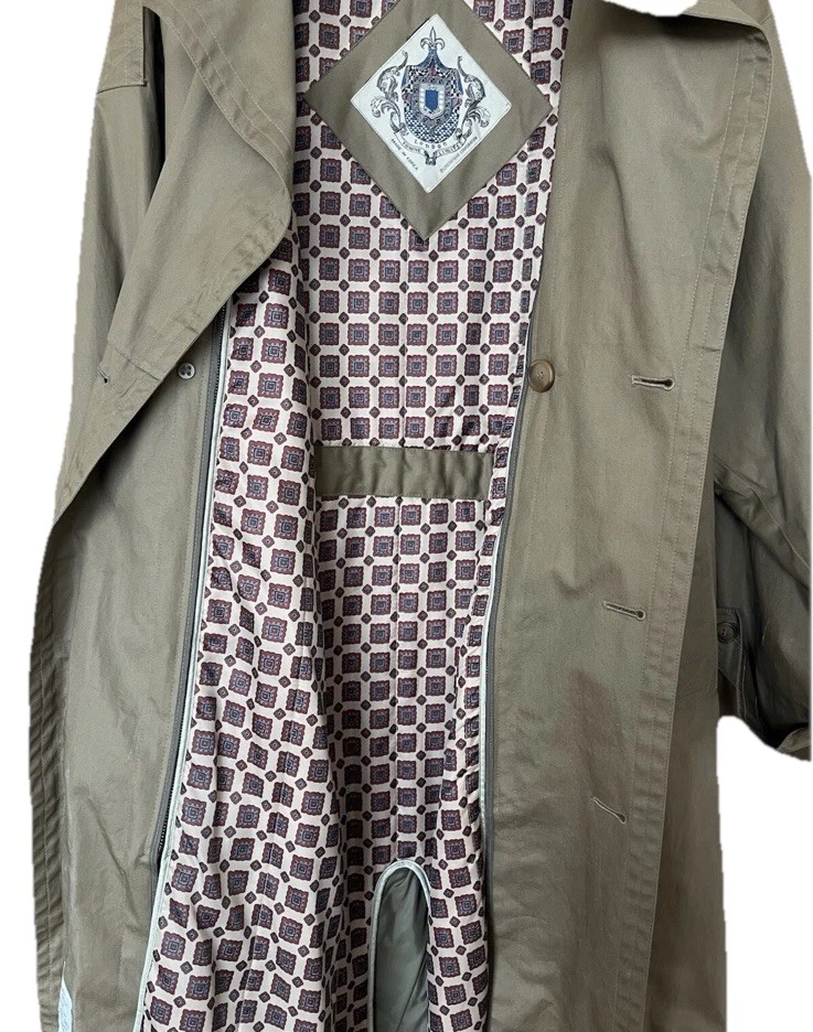 Gabardina vintage London Fog Towne 44 con cinturón longitud completa para hombre’s Foto 4 de 4