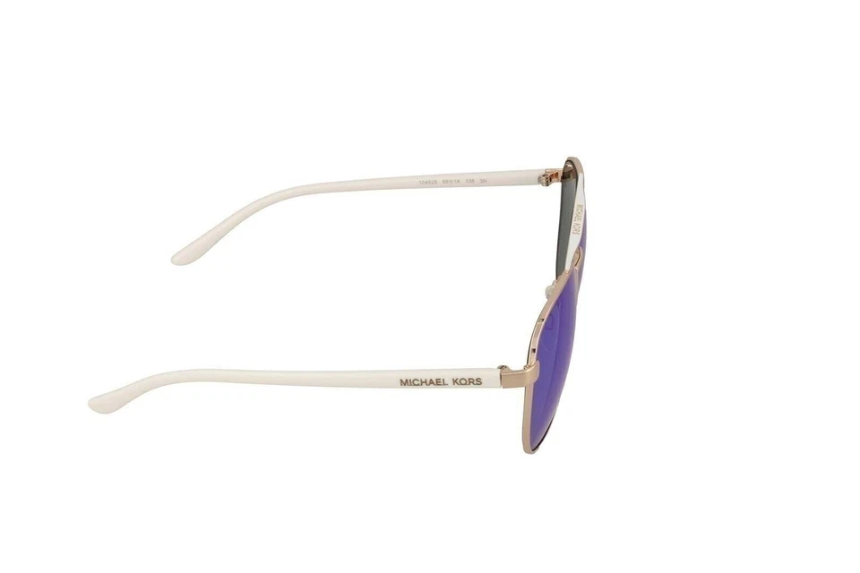 Очки солнцезащитные Michael Kors MK5007 104525 розовое золото белые Hvar пилотные линзы - Изображение 3 из 4
