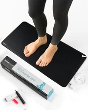 Grounding Mat for Feet - Foldable Earthing Grounding Mat for Bed with Tester ...