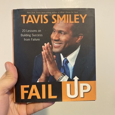 Fail Up Tavis Smiley Motivational Book First Printing