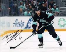 Seattle Kraken Shane Wright  Autographed Signed 8x10 Photo COA #2