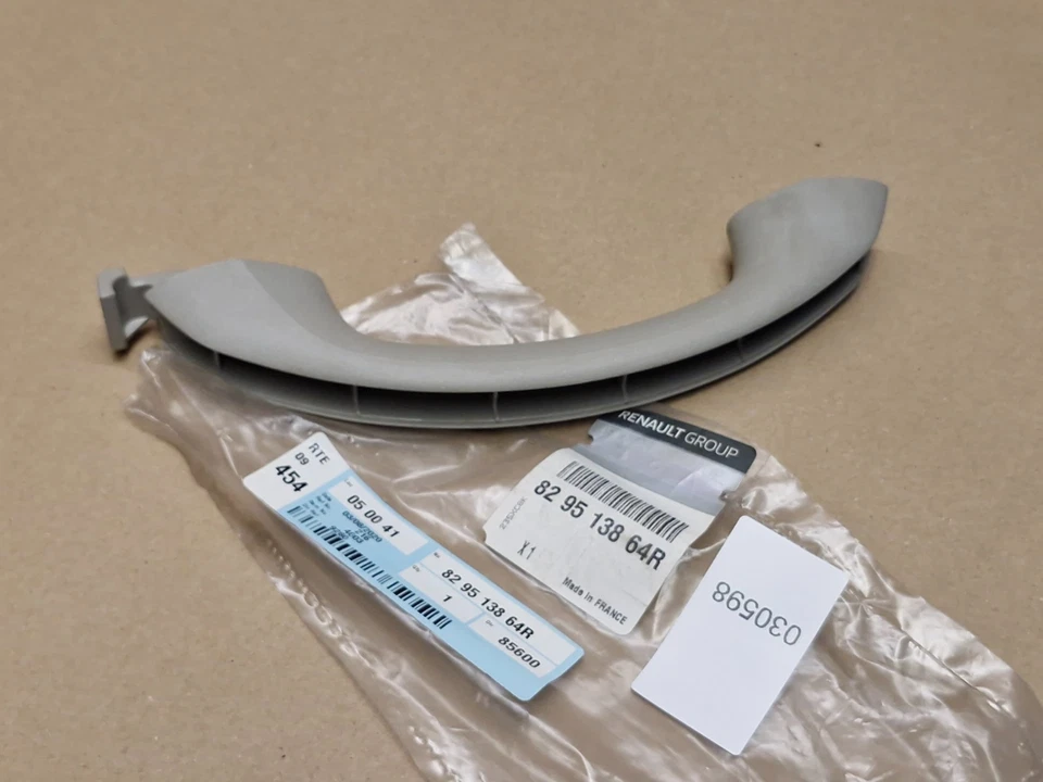 Manija de agarre lateral izquierda trasera beige Renault Kangoo Mk2 829513864R genuina NUEVO Foto 3 de 4