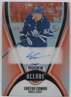 2025-26 Allure Easton Cowan #AR-EC Maple Leafs Red Rainbow Auto