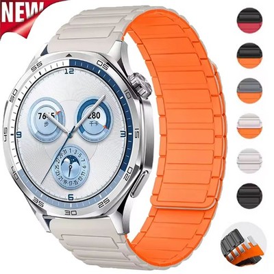 Magnet Silikon Armband für Huawei Watch GT 6 GT 5 Pro GT 5 4 3 2 46mm Watch 5 4