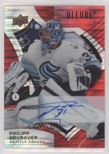 2021-22 Upper Deck Allure Red Rainbow Auto Philipp Grubauer #92 Auto 07g7