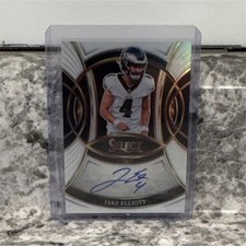 Panini 2025 Select Jake Elliott Signatures Prizm Autograph Card /35 Eagles