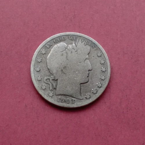 1903 s  Barber Half Dollar  – Good Grade - Great Filler for Coin Album
