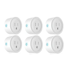 Deco Gear 6 Pack WiFi Smart Plug (Compatible with Amazon Alexa & Google Home)
