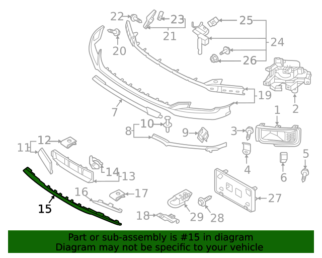 Genuine Ford Lower Molding RL3Z-8419-BA for sale online | eBay