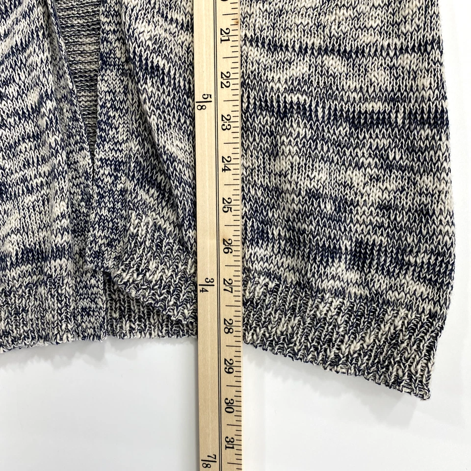 Cárdigan para mujer Cato talla pequeña negro frente abierto manga larga tejido suéter Foto 2 de 4