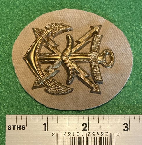 Fine Orig. WW2 era German Kriegsmarine-navy Teletypist career sleeve badge, NOS - Bild 2 von 5