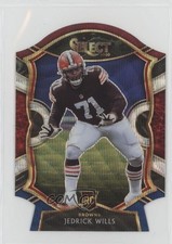 2020 Panini Select Concourse Tri-Color Prizm Die-Cut Jedrick Wills #90 13st