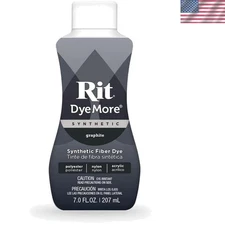 Rit Dye More Synthetic Fiber Dye 7oz-Graphite