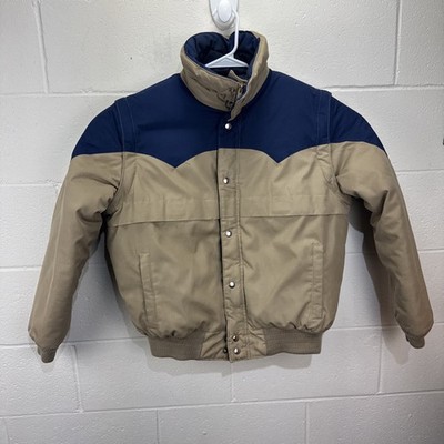 Vintage St. Moritz Puffer Jacket Vest Men's Large 80's Ski Down Mountaine Zip