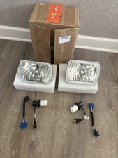 5x7 7x6 H6054 Led Headlight Assembly Pair High Low Beam 6000k White 5x7 7x6 H6054 Led Headlight Assembly Pair High Low Beam 6000k White