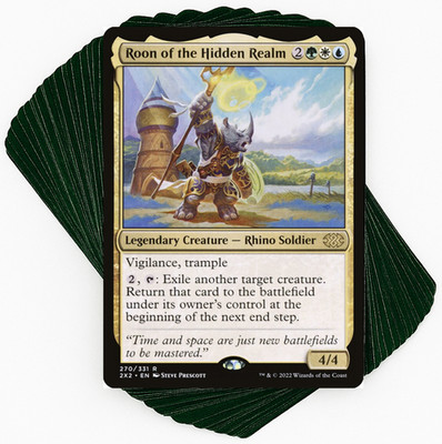 mtg card realm Magic: The Gathering Depart the (053) Near Mint or token as you cast this spell.) Flying Custom Commander Deck*** Roon of