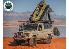 Overland 18099901 Mamba Clamshell Aluminum Roof Top Tent Grey/Black 2+ Cap Large