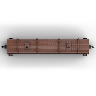 Mocs Bricks Sets  Coil Car Conrail Retro Train Particle 966 Parts MOC-137473
