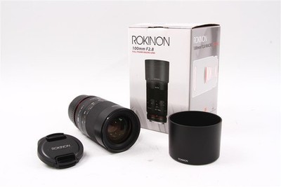 Used Rokinon 100mm f/2.8 ED UMC Macro Lens for Sony E Mount