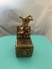 Max Factor Hypnotique Jack in The Box Jester Solid Perfume Compact W/ Perfume