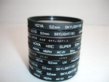 HOYA 52m 10 filter Lot skylight and UV 0  ten filters total   002