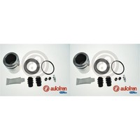 2X Autofren Bremssattel RAPARATUR-SATZ Vorne Passend FüR CitroËN C-ELYSEE C4