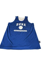 VTG Champs Sports NCAA Mens 2XL Duke Blue Devils Basketball Jersey Reversible
